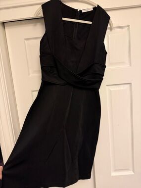 Givenchy Vintage Black Formal Cocktail Dress Size 42 Euro /10 US